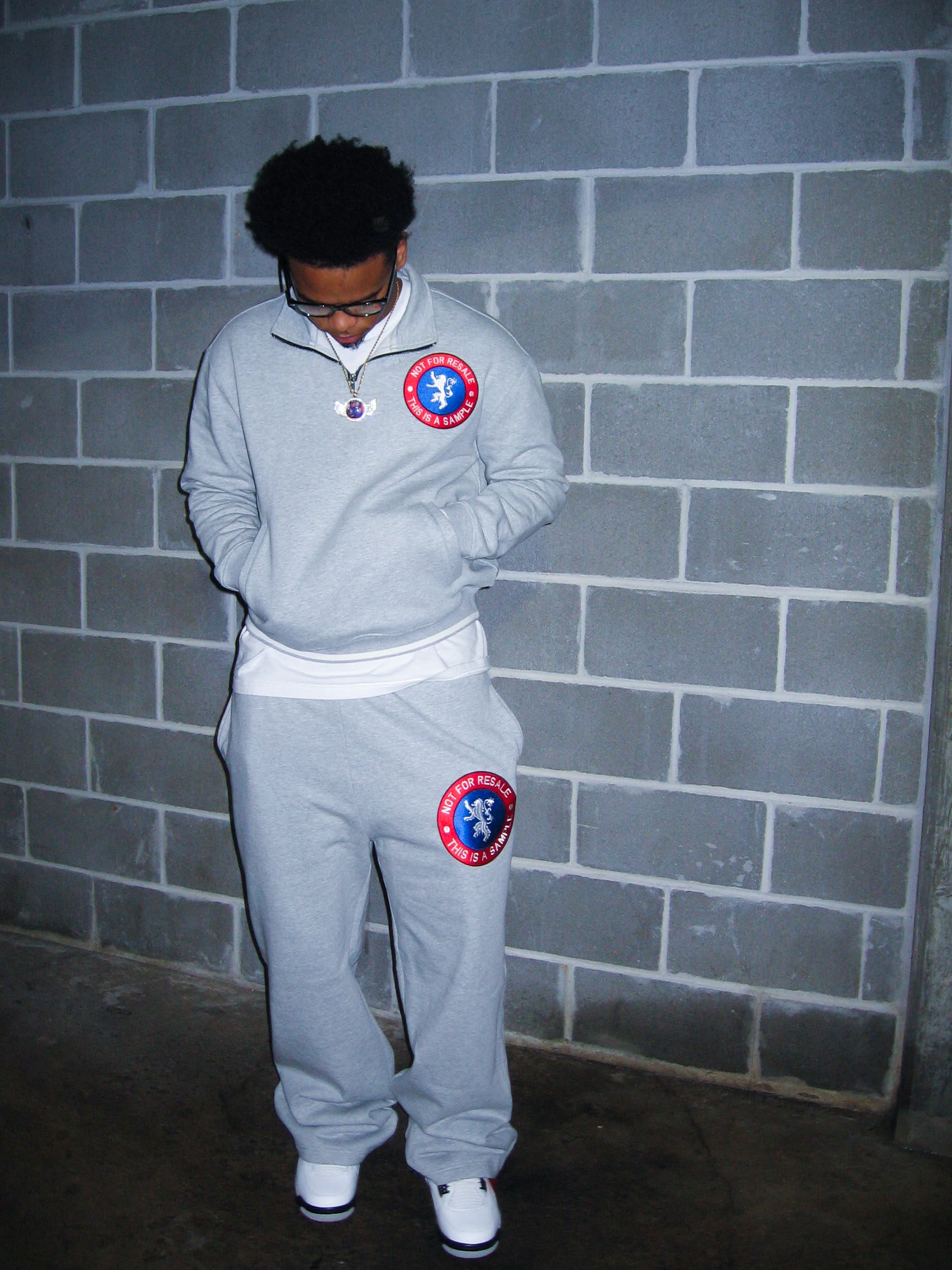 Grey Uniform Quarter Zip
