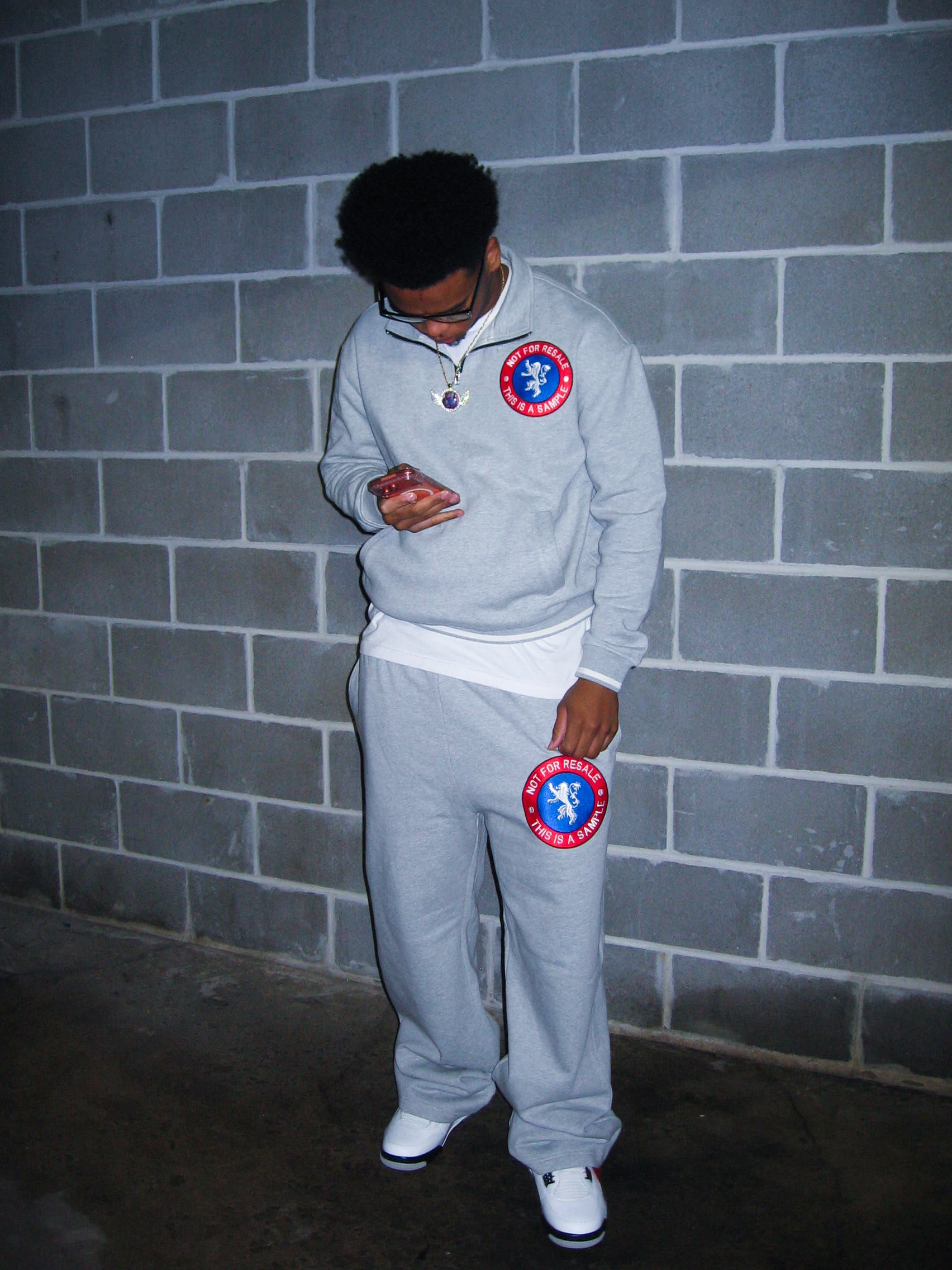 Grey Uniform Quarter Zip