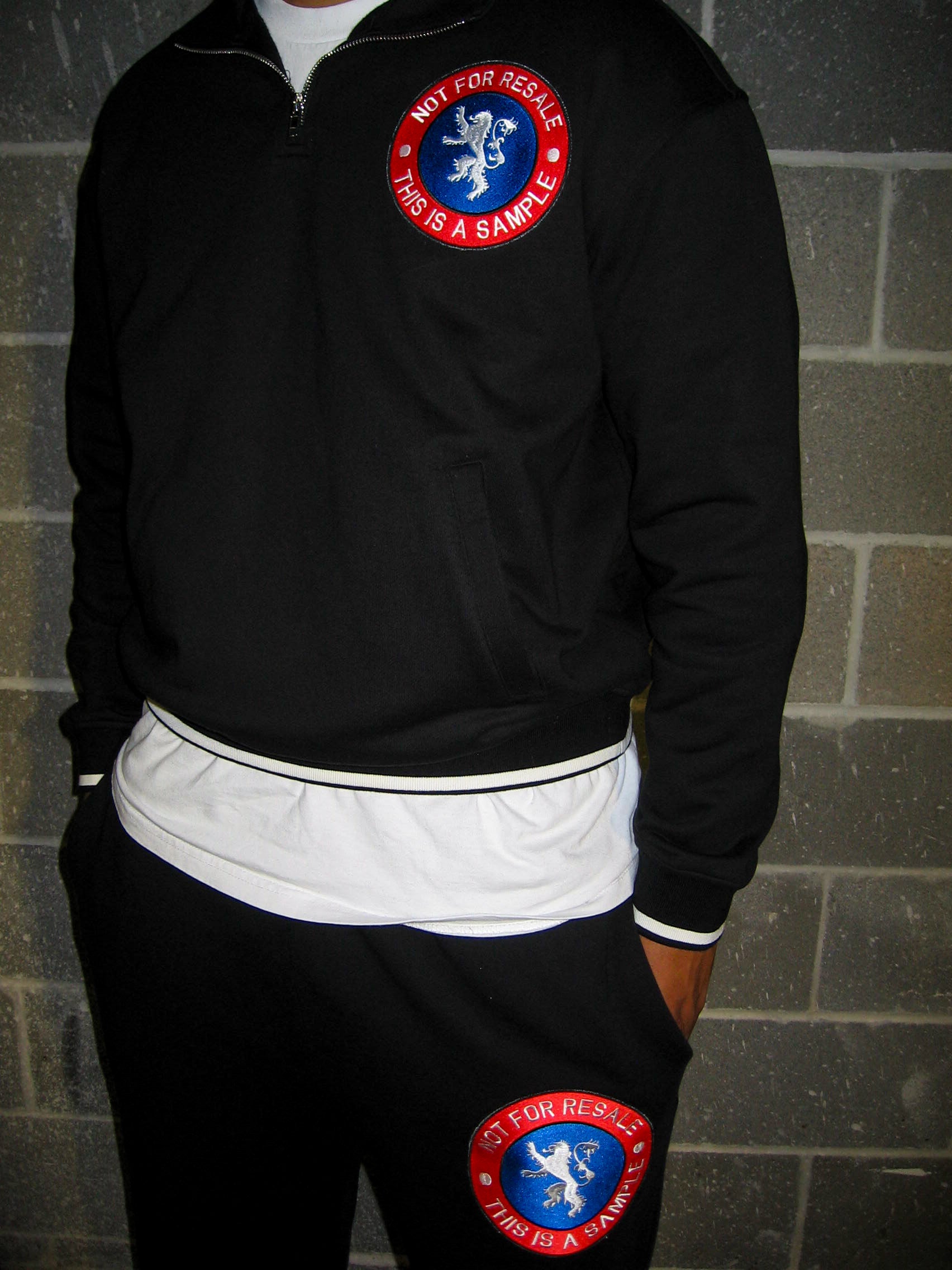 Black Uniform Quarter Zip