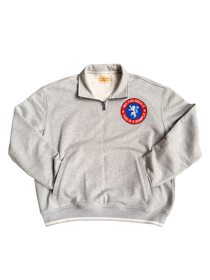 Grey Uniform Quarter Zip