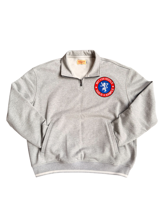 Grey Uniform Quarter Zip