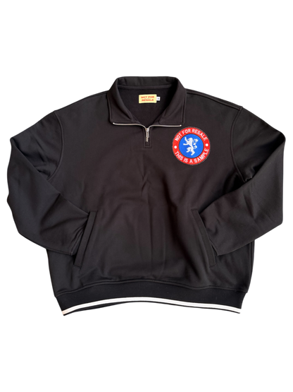 Black Uniform Quarter Zip